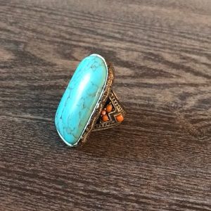Turquoise and Silver ring
